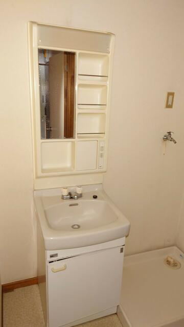 メゾングレージュの独立洗面台