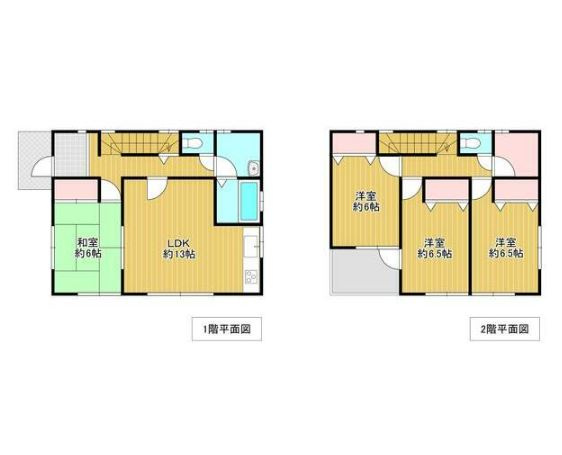 【中古】坂戸市島田リフォーム中古住宅の間取り