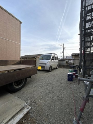 【駐車場】 | 中古戸建　福島市蓬莱町6丁目4-5 | 【リフォーム中】