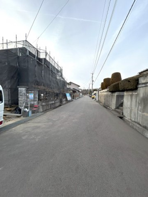 【前面道路含む現地写真】 | 中古戸建　福島市蓬莱町6丁目4-5 | 【リフォーム中】