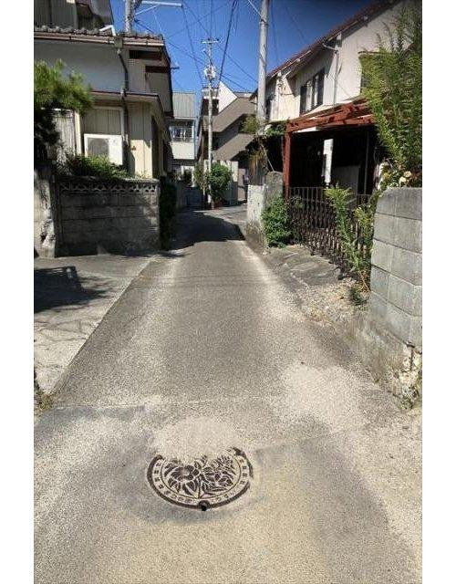古三津１丁目19-14の前面道路含む現地写真|現地土地(前面道路含む)