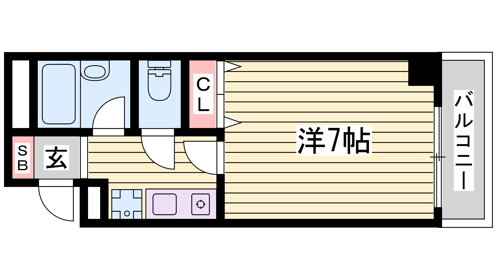 ワコーレ明石の間取り