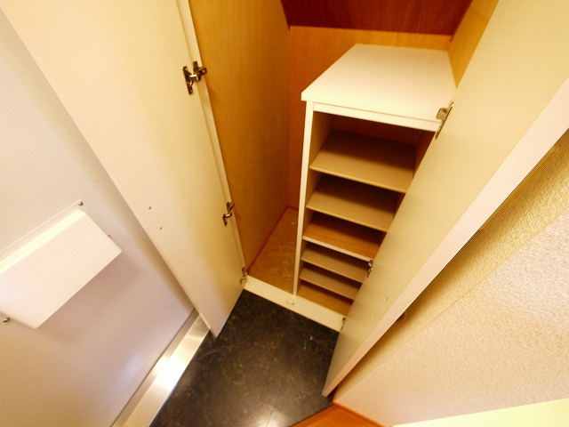 レオパレス南阪手Ⅱの玄関|ゆったりとした玄関です