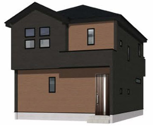 【仲介手数料無料】入間市高倉９期２号棟　入間市の新築住宅なら西武ハウジングの外観パース