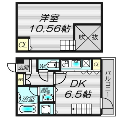CASA Asteria Tenmaの間取り