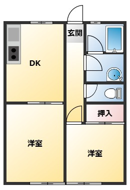 【間取り】 | 高山ハイツ