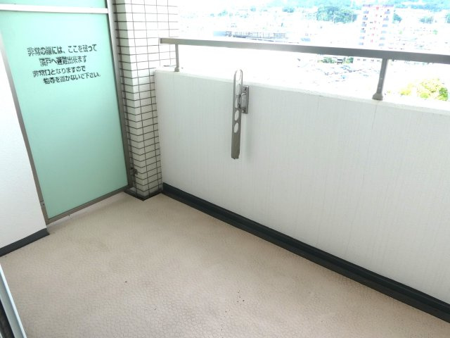 ビガーポリス133宝塚のバルコニー