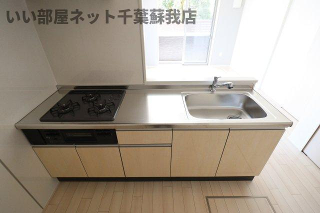 （仮称）千葉市中央区大森町新築アパートのキッチン|きれいなキッチンです