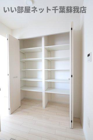 （仮称）千葉市中央区大森町新築アパートの収納|収納のためのスペースです