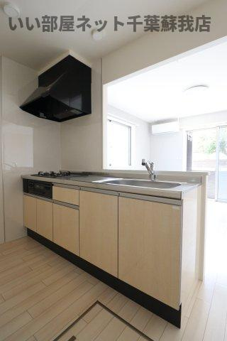 （仮称）千葉市中央区大森町新築アパートのキッチン|お料理しやすいキッチンです