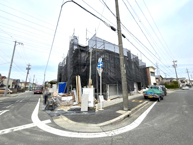 南区明円町1期　新築戸建　3号棟の前面道路含む現地写真|前面道路