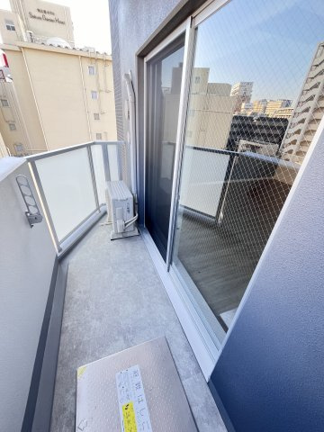 大阪市都島区中野町４丁目の賃貸マンションのバルコニー
