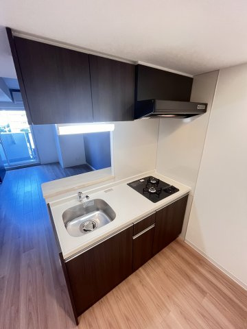 大阪市都島区中野町４丁目の賃貸マンションのキッチン