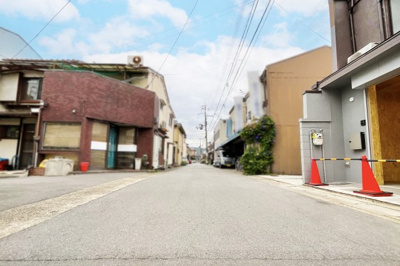 【前面道路含む現地写真】 | 京都市山科区西野大鳥井町　中古テラス | 《ローンの事やお家探しのご相談は（株）ゆいホームにお任せ下さい。ちょっとした疑問にも解りやすくお応えします。》お気軽にどうぞ(^^)/