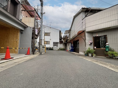 【前面道路含む現地写真】 | 京都市山科区西野大鳥井町　中古テラス