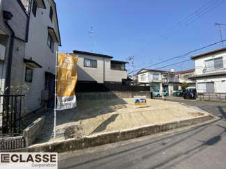 【前面道路含む現地写真】 | 城陽市久世里ノ西　売土地　建築条件付き