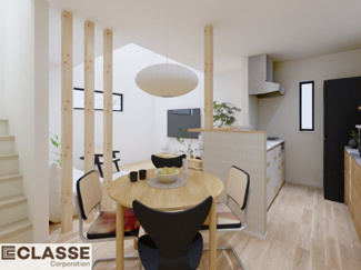 【完成予想図】 | 城陽市久世里ノ西　売土地　建築条件付き | 弊社は、気密測定器を保有しており、自社での気密測定を実現しております。気密処理をし、気密測定まで標準でさせていただいております。