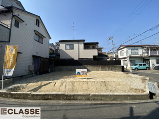 【前面道路含む現地写真】 | 城陽市久世里ノ西　売土地　建築条件無し