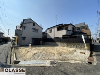 【前面道路含む現地写真】 | 城陽市久世里ノ西　売土地　建築条件無し