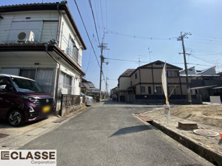 【前面道路含む現地写真】 | 城陽市久世里ノ西　売土地　建築条件無し