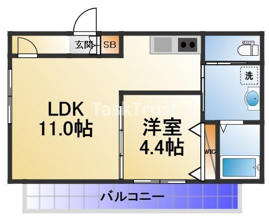 【間取り】 | レジデンスコート京橋