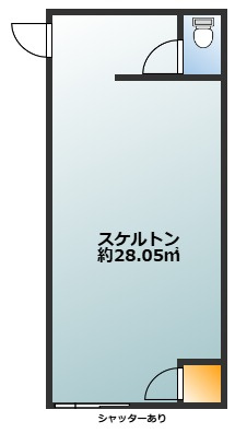 桃山台3丁目店舗の間取り
