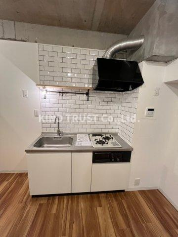 シティコート東扇町のキッチン|コンパクトなキッチンで掃除もラクラク