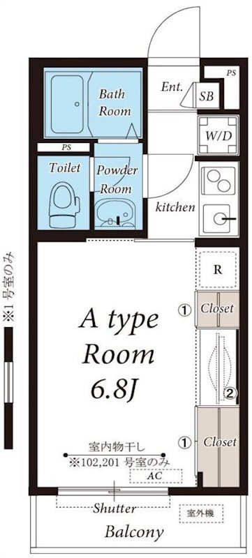 リブリ・石川町の間取り