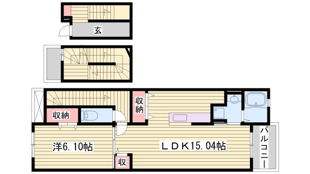 サンヒルズ・ラフォーレⅡの間取り