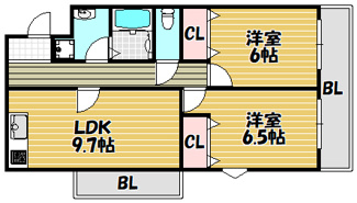 【間取り】 | ルディシアコート