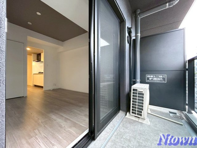 【バルコニー】 | RESIDENCE RAMIA | お洗濯にも便利なバルコニー付き