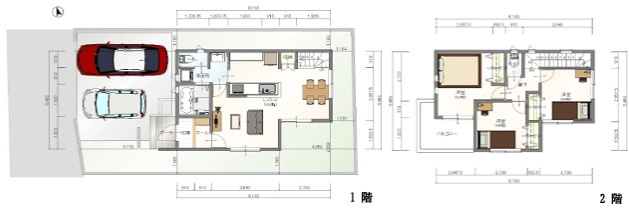 【間取り】 | 姫路市書写　新築一戸建住宅