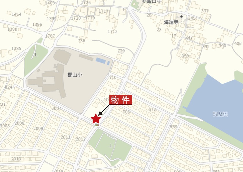 鈴鹿市郡山町《全7区画》の地図|詳細Map