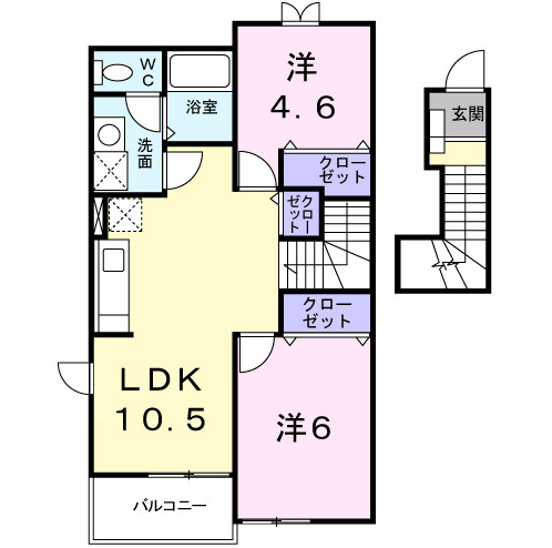 【間取り】 | アビタシオン　キク
