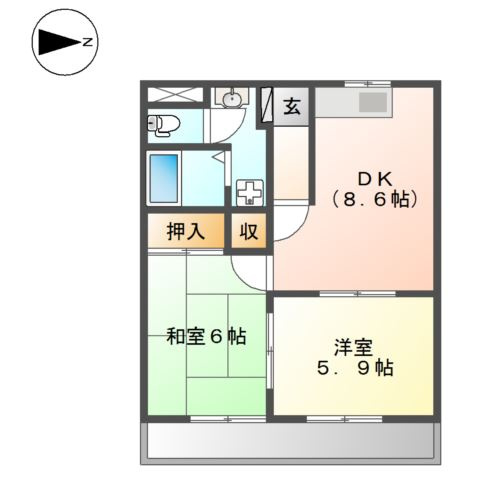 Ｓ・Ｊルミナスの間取り