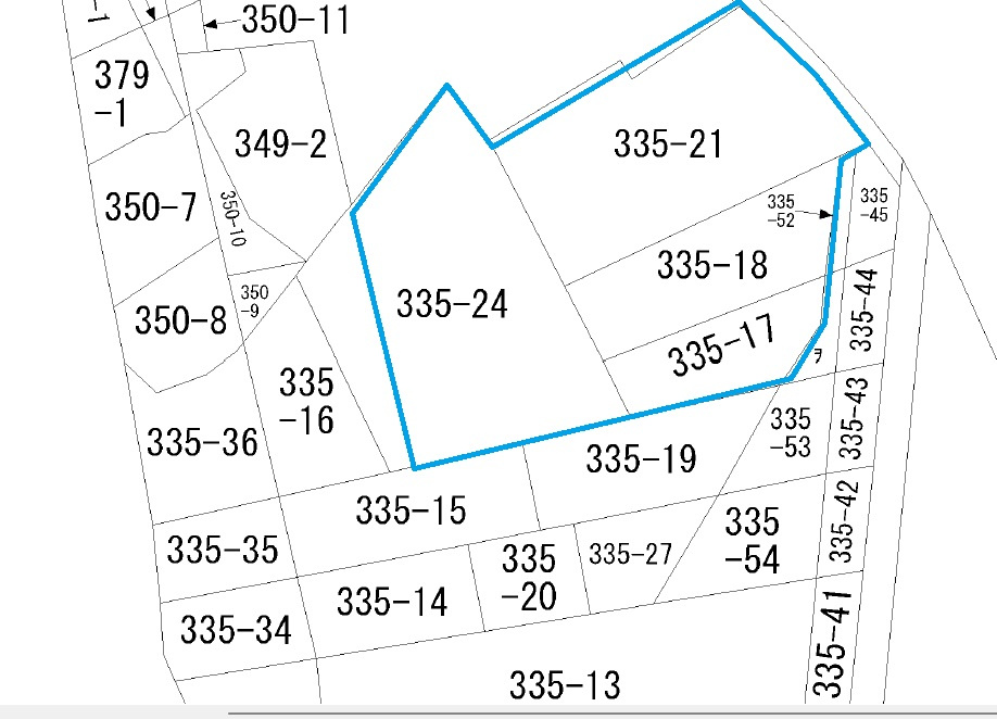 売土地　岐阜市高河原　502.15坪の土地図