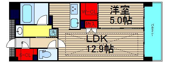 富士林プラザ13番館の間取り