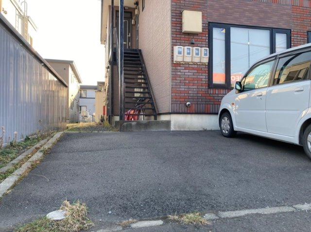 エコーハイツの駐車場