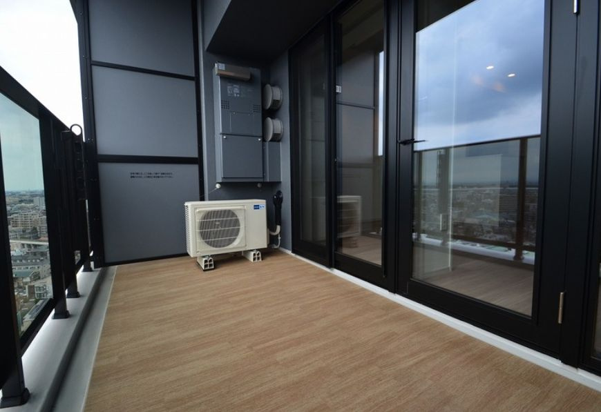 プラウドシティ武蔵浦和ステーションアリーナのバルコニー