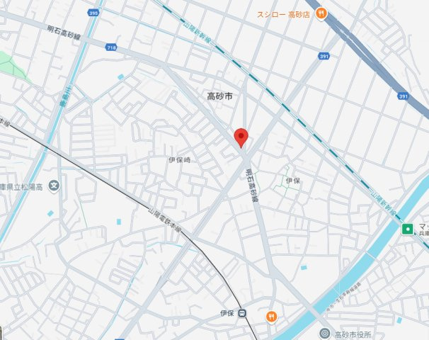 高砂市伊保崎5丁目　土地の地図