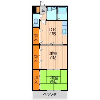 【間取り】 | パラシオン菊水