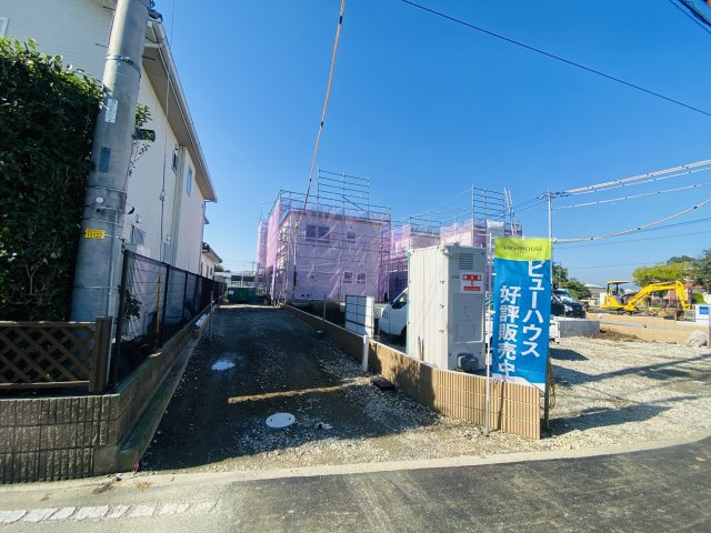 新築　太田市岩瀬川町第8　Livele Garden.S  3号棟の駐車場|　駐車スペースは3台分可能です！
