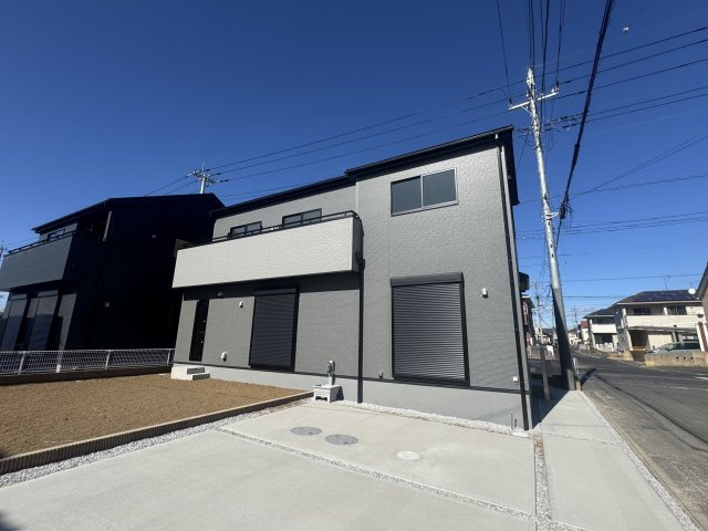 新築　太田市岩瀬川町第8　Livele Garden.S  5号棟の外観|現地写真　完成しました！物件のご内覧等、お気軽にお問合せください♪　							

