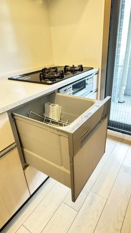 エスリード西宮甲陽園Ⅱ番館のキッチン|食器洗浄乾燥機