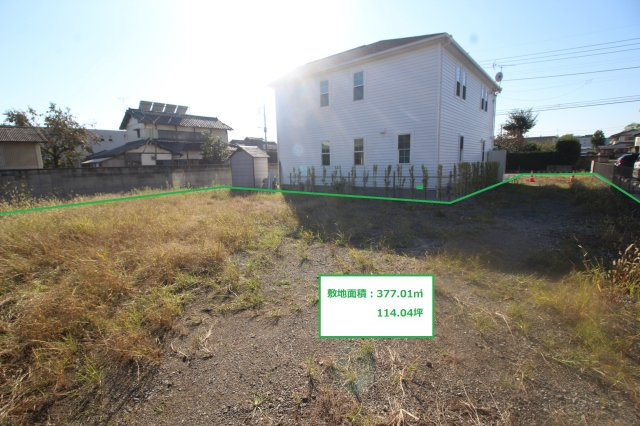 前橋市後閑町売地の外観