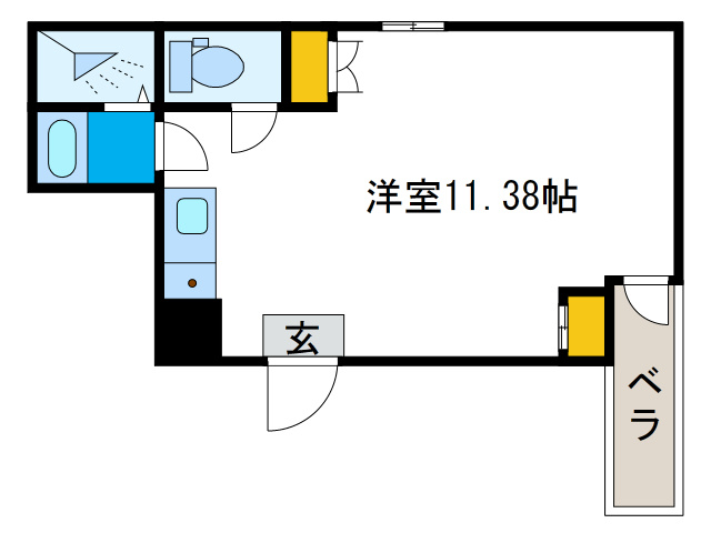 リエゾンコート弁天町の間取り