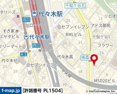【地図】 | オリエンタル千駄ヶ谷