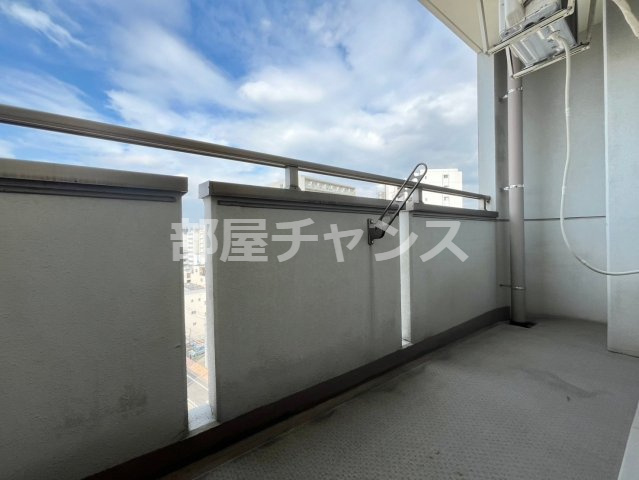 共同ハイツ西大須のバルコニー