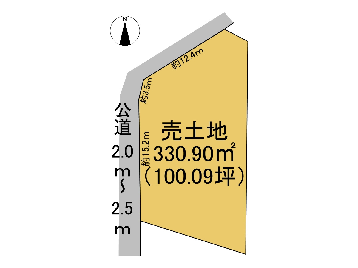売土地　安八郡安八町牧　100.09坪