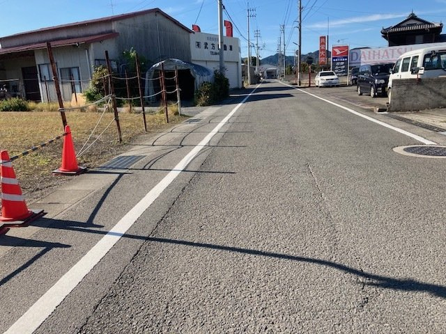 西条市喜多台の売地の周辺